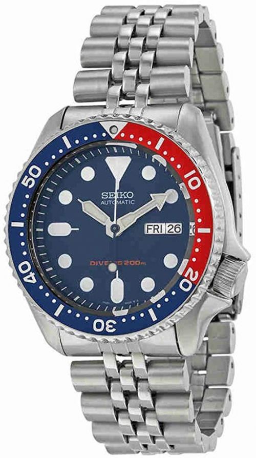 Seiko Steel Divers Watch with Steel Bracelet | ThatSweetGift