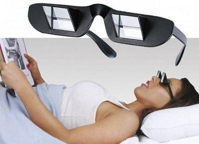 Lying Down Prism Glasses TV Reading Book Bed Angled Laying Watching Horizontal 