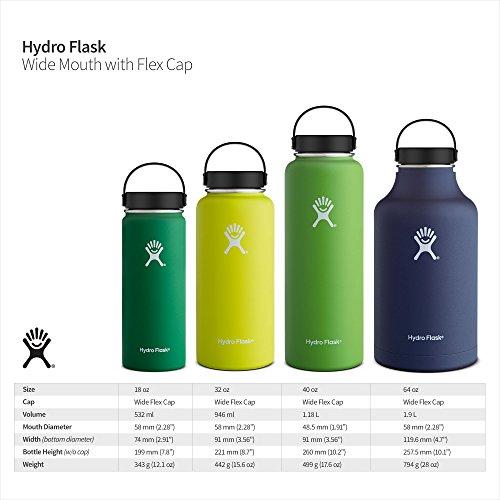 hydro flask bottle sizes