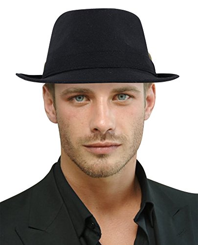 Classic Short Brim Manhattan Fedora Hat | Thatsweetgift