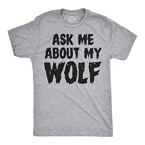 Ask Me About My Wolf Flip Up T-Shirt | ThatSweetGift