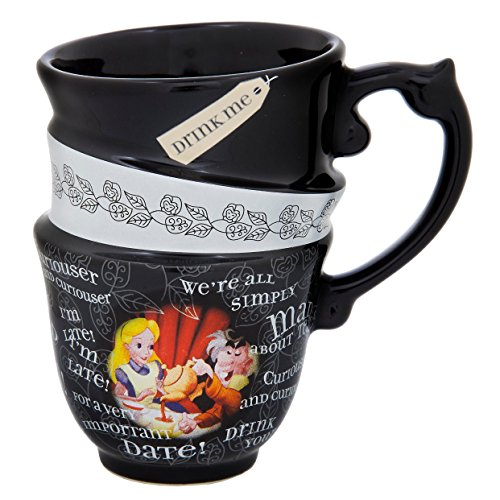 Alice in Wonderland Triple Stack Quotes Ceramic Cup