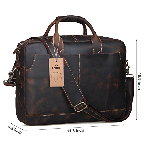Genuine Leather Briefcase Bag for 17 inch Laptop | ThatSweetGift
