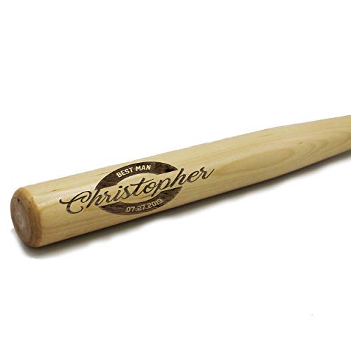 Science Beaker Tube Engraved 7” Wooden Mini Baseball Bat Novelty Personalized Gift 