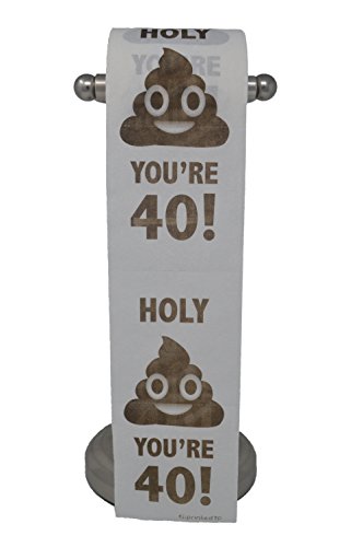 Happy 40th Birthday Prank Toilet Paper Gag Gift