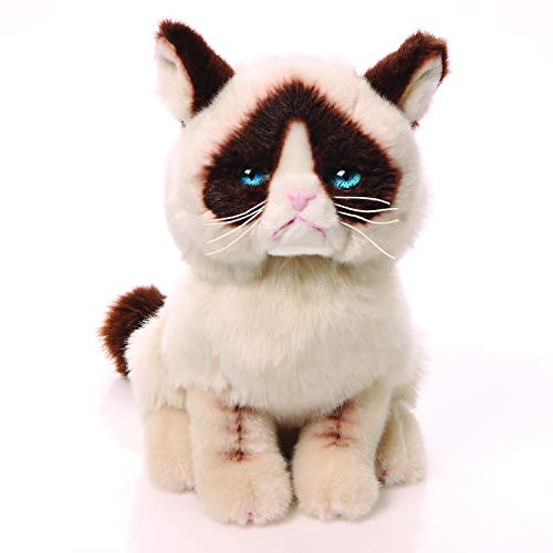 Gund Grumpy Cat Plush Soft Toy Sitting Blue Eyed Cat 9” Stuffed Animal 