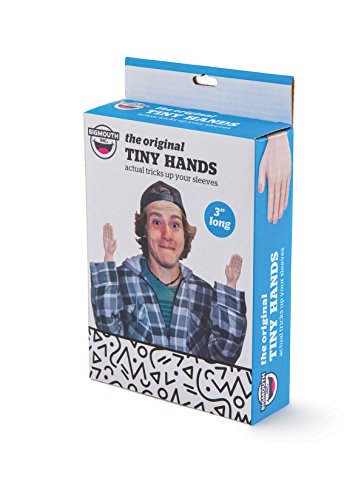 BigMouth Inc. Tiny Hands - Realistic Looking Tiny Hand Pair - 3-inch Small  Hands for Costumes and Pranks - Sturdy Plastic Mini Hands with Handles 