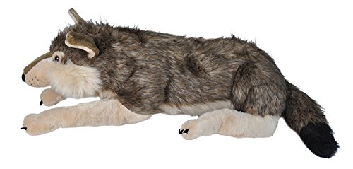 wild republic jumbo wolf plush