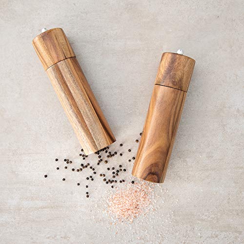 Acacia Wood Salt & Pepper Grinders – Merazi Living