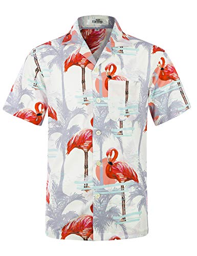 Men's Hawaiian Shirt - Flamingo Print! | ThatSweetGift