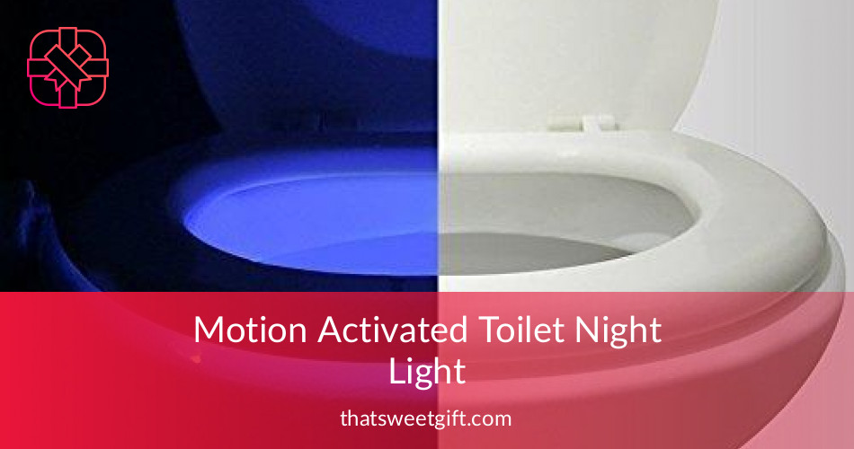Motion Activated Toilet Night Light Perfect Gift Idea