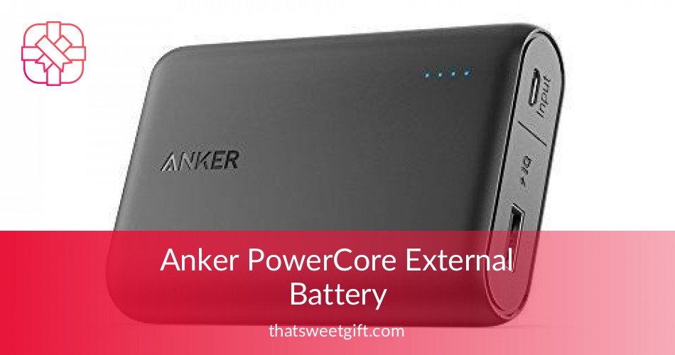 High-Speed Charging Anker PowerCore External Battery | ThatSweetGift