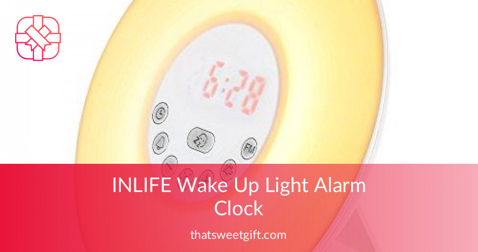 INLIFE Wake Up Light Alarm Clock Wake Up Gradually TSG