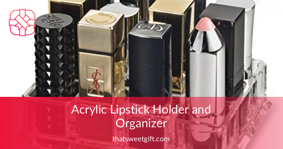 byAlegory Acrylic Lipstick Holder and Organizer ThatSweetGift
