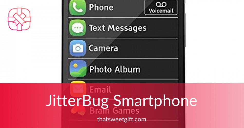 JitterBug: Super Easy-To-use Smartphone for Seniors | ThatSweetGift