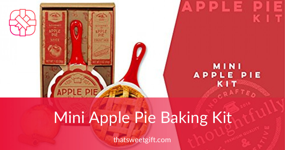 Mini Apple Pie Baking Kit Great Gift Idea ThatSweetGift