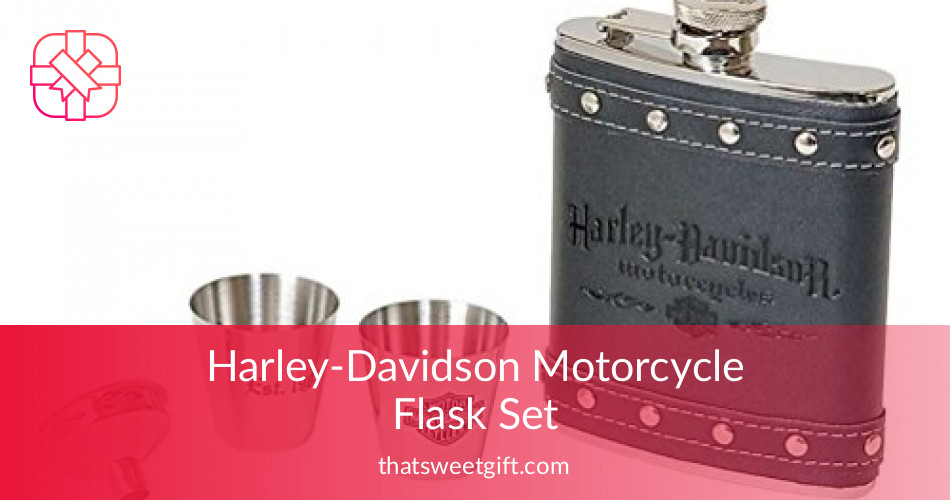 harley davidson hip flask
