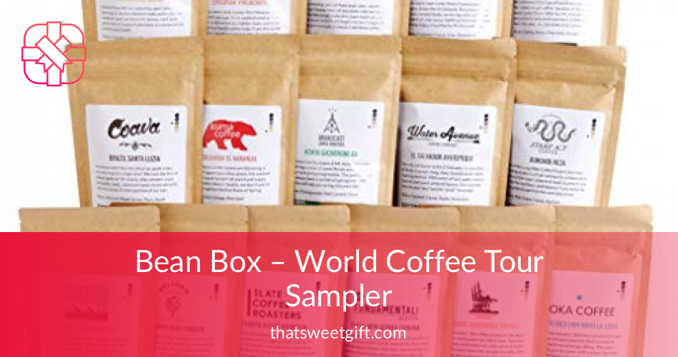 Bean Box World Coffee Tour Sampler ThatSweetGift